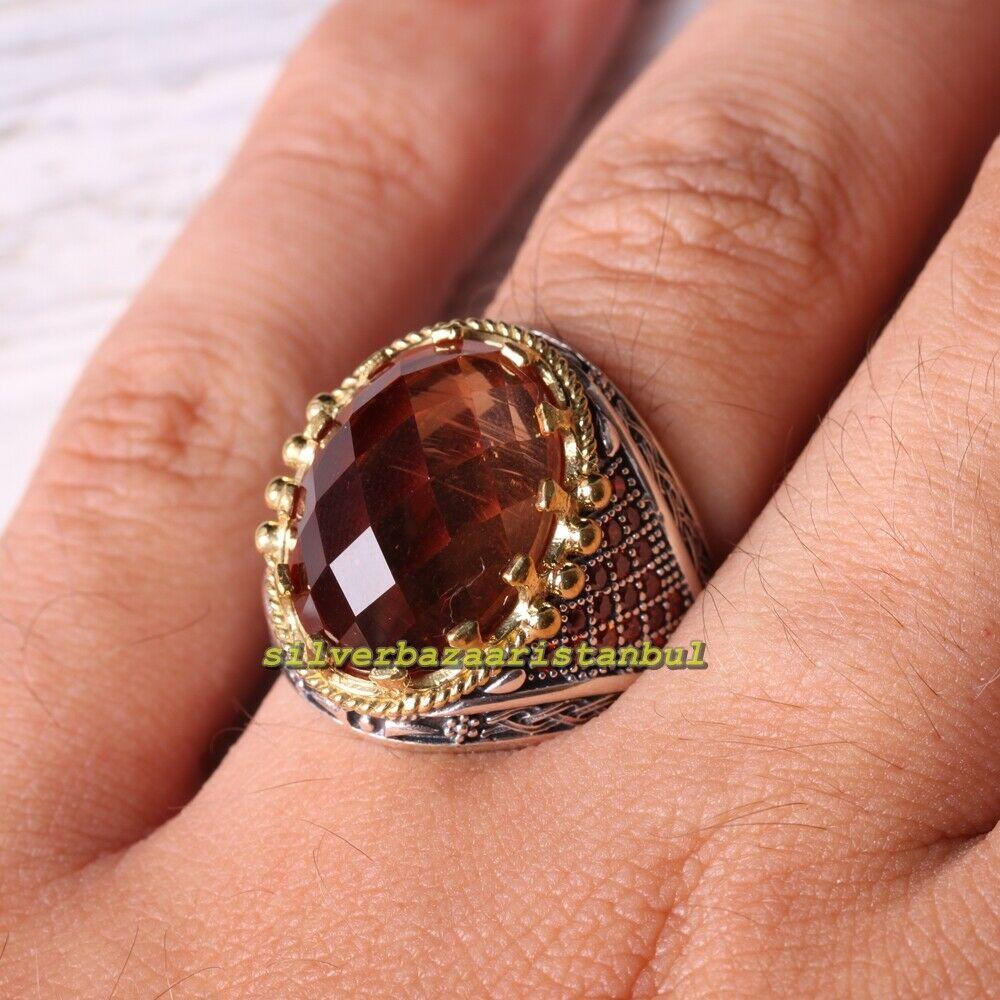 Alexandrite and citrine ring 2025