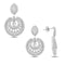 Turkish Handmade Lux Jewelry 925 Sterling Silver Ladies Womans Set 460