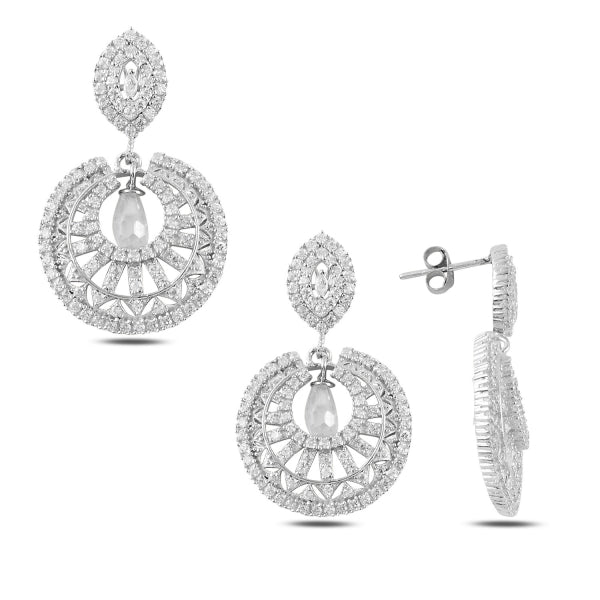 Turkish Handmade Lux Jewelry 925 Sterling Silver Ladies Womans Set 460