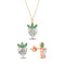 Turkish Handmade Lux Jewelry 925 Sterling Silver Ladies Womans Set 441