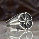 925 Sterling Silver Anchor Model No Stone Luxury Mens Ring silverbazaaristanbul 
