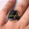 925 Sterling Silver Antique Popular Black Onyx Stone Mens Ring silverbazaaristanbul 