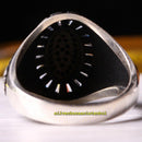 925 Sterling Silver Black Onyx and Zircon Stone Scorpion Mens Ring silverbazaaristanbul 