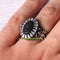 925 Sterling Silver Black Onyx and Zircon Stone Scorpion Mens Ring silverbazaaristanbul 