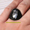 925 Sterling Silver Black Onyx Stone Angry Eagle Style Mens Ring silverbazaaristanbul 
