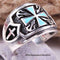 925 Sterling Silver Christian Cross Turquoise Religious Mens Ring silverbazaaristanbul 