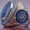 925 Sterling Silver Customizable Turquoise Stone Elegant Mens Ring silverbazaaristanbul 