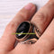 925 Sterling Silver Exclusive Natural Black Onyx Stone Mens Ring silverbazaaristanbul 