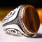 925 Sterling Silver Exclusive Natural Tigers Eye Stone Mens Ring silverbazaaristanbul 