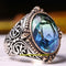 925 Sterling Silver Handmade Light Color Tourmaline Stone Mens Ring silverbazaaristanbul 