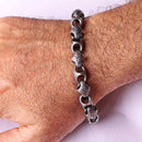 925 Sterling Silver Handmade Luxury Mens Bracelet silverbazaaristanbul 