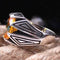 925 Sterling Silver Honey Citrine Stone Mens Ring silverbazaaristanbul 