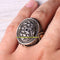 925 Sterling Silver Luxury Big Black Onyx Stone Mens Ring silverbazaaristanbul 