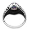 925 Sterling Silver Natural Mystic Topaz Stone Mens Ring silverbazaaristanbul 