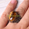 925 Sterling Silver Natural Tigers Eye Stone Mens Ring silverbazaaristanbul 