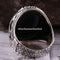 925 Sterling Silver Otto Tughra Black Onyx Stone Men Ring silverbazaaristanbul 