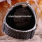 925 Sterling Silver Ottoman Tughra Black Onyx Stone Men Ring silverbazaaristanbul 