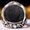 925 Sterling Silver Oval Natural Lapis Stone Luxury Mens Ring silverbazaaristanbul 