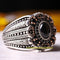 925 Sterling Silver Oval Onyx Stone Mens Ring silverbazaaristanbul 