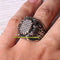 925 Sterling Silver Popular Original White Zircon Stone Mens Ring silverbazaaristanbul 