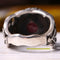 925 Sterling Silver Round Natural Ruby Red Stone New Mens Ring silverbazaaristanbul 