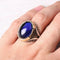 925 Sterling Silver Sapphire and Onyx Stone Luxury Mens Ring silverbazaaristanbul 