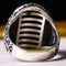 925 Sterling Silver Soft Agate Aqeeq and Turquoise Stone Mens Ring silverbazaaristanbul 