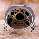 925 Sterling Silver Special Black Onyx Stone Mens Ring silverbazaaristanbul 