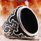 925 Sterling Silver Special Black Onyx Stone Mens Ring silverbazaaristanbul 