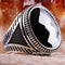 925 Sterling Silver Special Black Onyx Stone Mens Ring silverbazaaristanbul 
