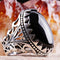 925 Sterling Silver Special Black Onyx Stone Mens Ring silverbazaaristanbul 