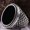 925 Sterling Silver Special Black Onyx Stone Mens Ring silverbazaaristanbul 