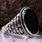 925 Sterling Silver Special Black Onyx Stone Mens Ring silverbazaaristanbul 