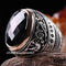 925 Sterling Silver Special Black Onyx Stone Mens Ring silverbazaaristanbul 