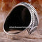 925 Sterling Silver Special Black Onyx Stone Mens Ring silverbazaaristanbul 