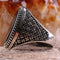 925 Sterling Silver Special Black Onyx Stone Mens Ring silverbazaaristanbul 