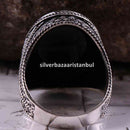 925 Sterling Silver Special Black Onyx Stone Mens Ring silverbazaaristanbul 