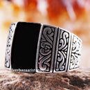 925 Sterling Silver Special Black Onyx Stone Mens Ring silverbazaaristanbul 