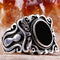925 Sterling Silver Special Black Onyx Stone Mens Ring silverbazaaristanbul 