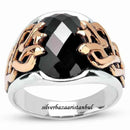 925 Sterling Silver Special Luxury Onyx Stone Mens Man Ring silverbazaaristanbul 