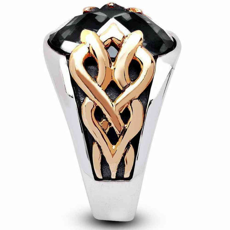 925 Sterling Silver Special Luxury Onyx Stone Mens Man Ring silverbazaaristanbul 