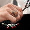 925 Sterling Silver Special Ruby Stone Luxury Mens Ring silverbazaaristanbul 