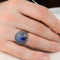 925 Sterling Silver Stylish Sapphire Stone Mens Ring silverbazaaristanbul 