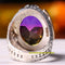 925 Sterling Silver Tourmaline Stone Sword Style Mens Ring silverbazaaristanbul 