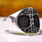 925 Sterling Silver Tree of Life Luxury No Stone Mens Ring silverbazaaristanbul 