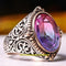 925 Sterling Silver Turkish Nice Color Tourmaline Stone Mens Ring silverbazaaristanbul 