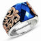 Baron Lux Blue Stone Handmade 925 Sterling Silver Mens Ring silverbazaaristanbul 