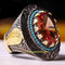 Best 925 Sterling Silver Alexandrite Color Changing Stone Mens Ring silverbazaaristanbul 