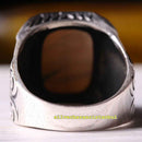 Big Eye Eagle Style Handmade 925 Sterling Silver Tigers Eye Mens Ring silverbazaaristanbul 