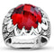 Chevalier Ruby Stone Handmade 925 Sterling Silver Mens Ring silverbazaaristanbul 